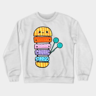 xylophone kawaii doodle art Crewneck Sweatshirt